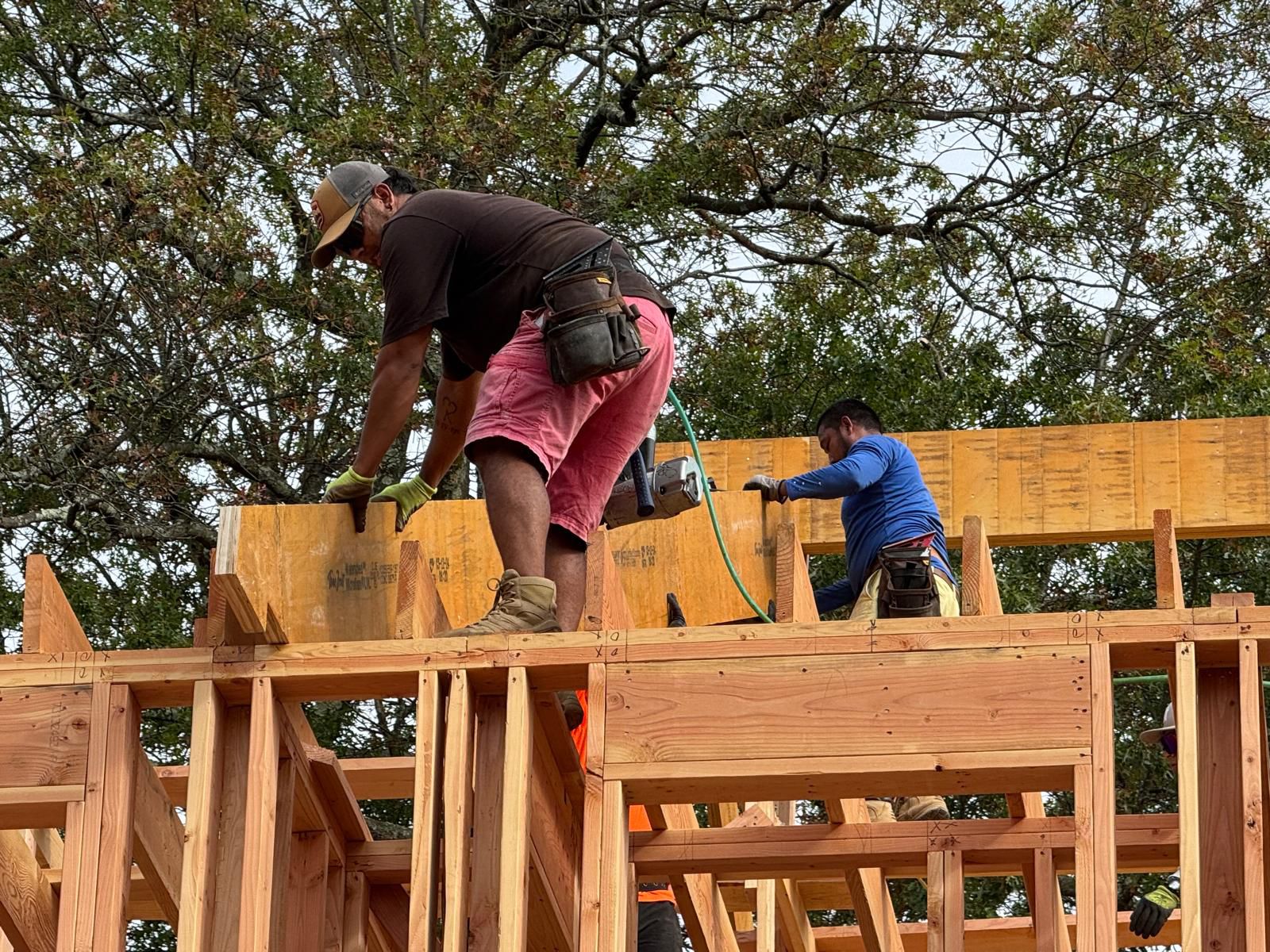 Home addition construction process